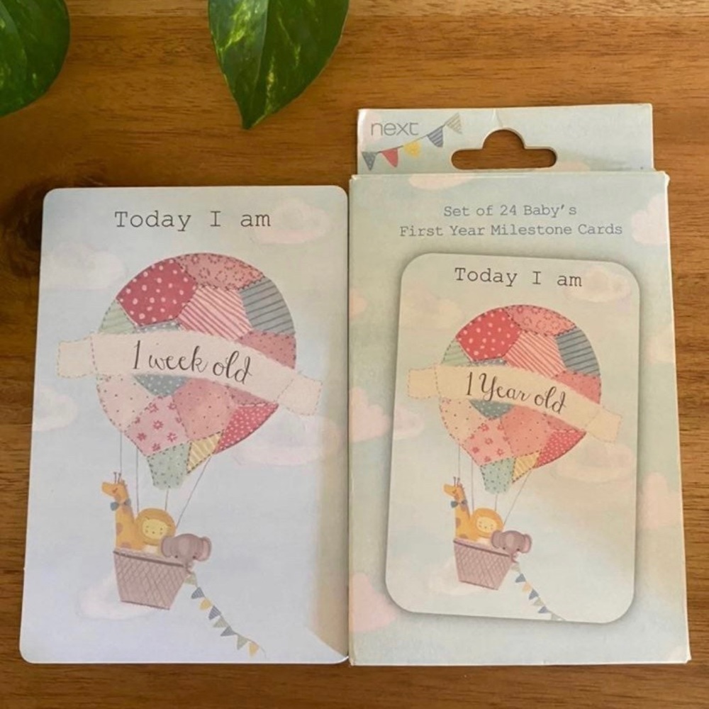 NEXT Baby's First Year Milestone Cards